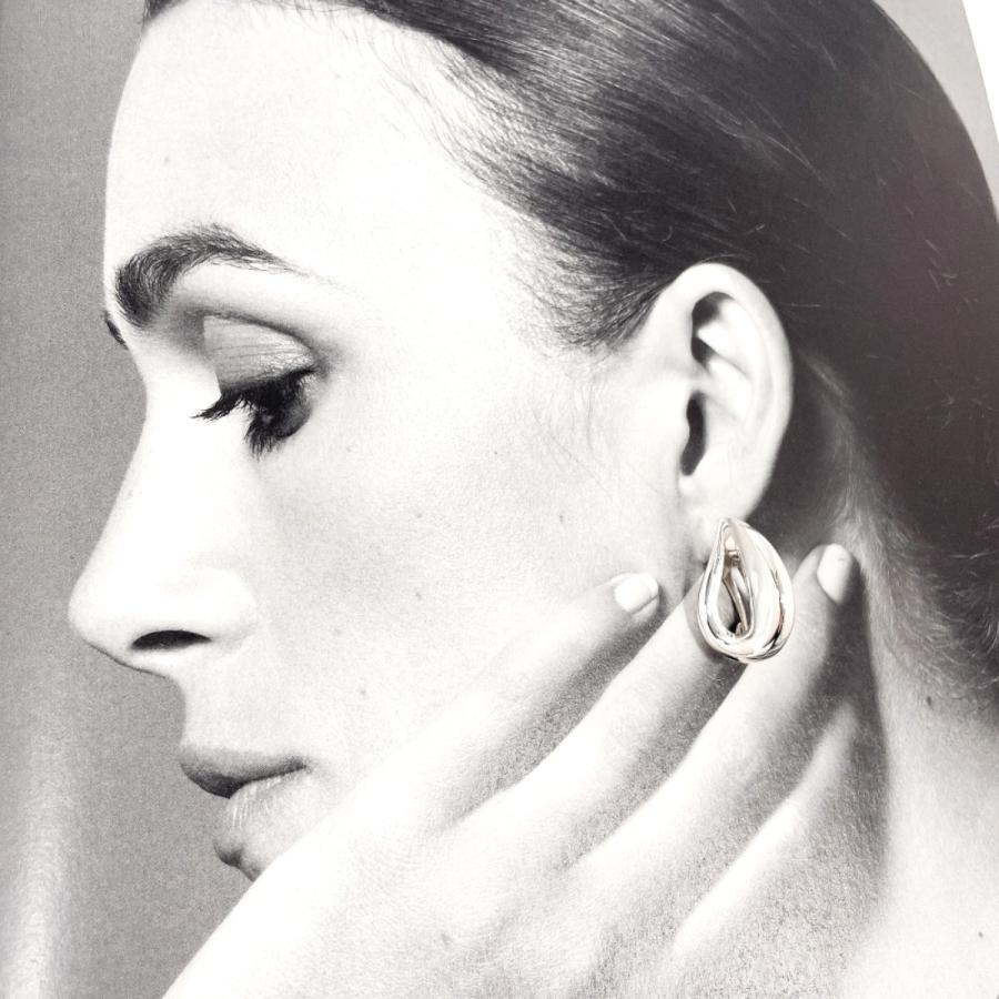ジョージジェンセン Georg Jensen イヤリング ティアドロップ しずく
