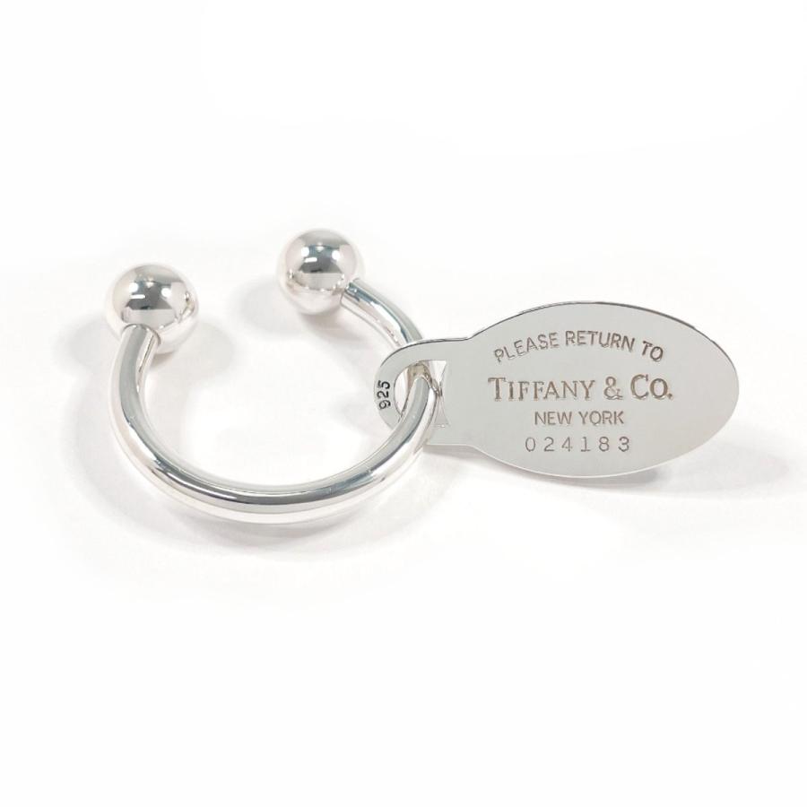 TIFFANY&Co.（ティファニー） キーホルダー オーバル タグ キーリング
