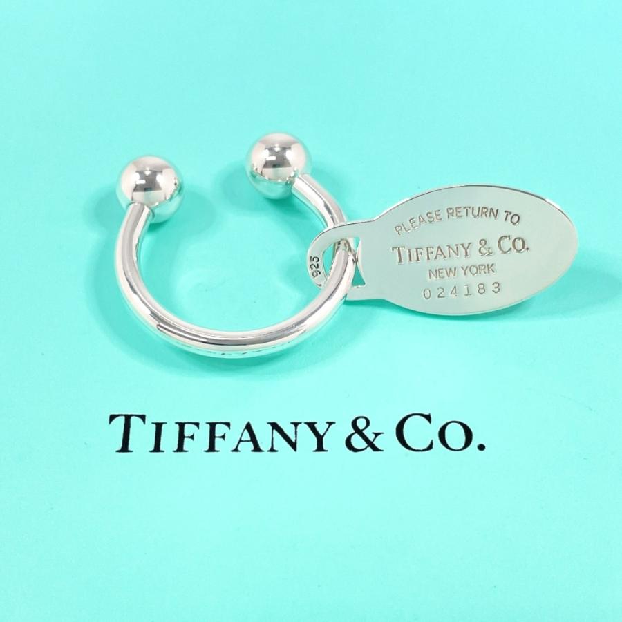 TIFFANY&Co.（ティファニー） キーホルダー オーバル タグ キーリング