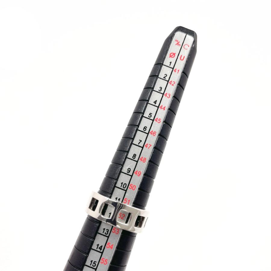 GUCCI（グッチ） 12号 リング・指輪 オープン スクエア シルバー925