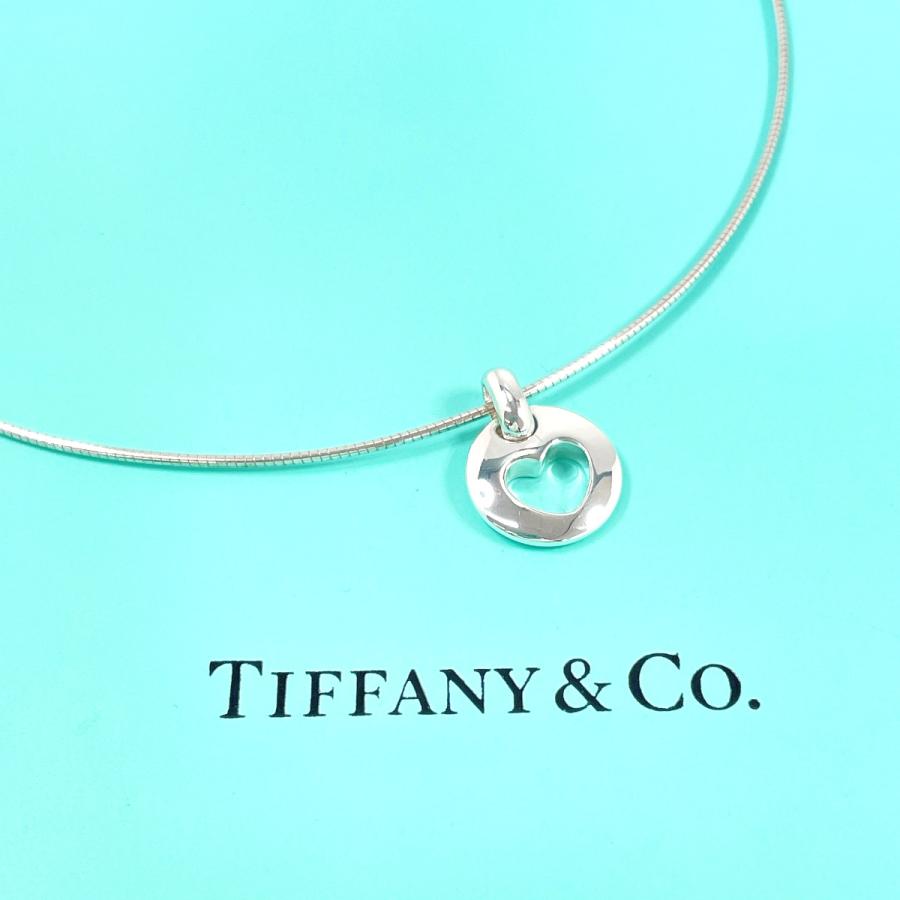 TIFFANY&Co.（ティファニー） ネックレス ピアスド ハート くり抜き