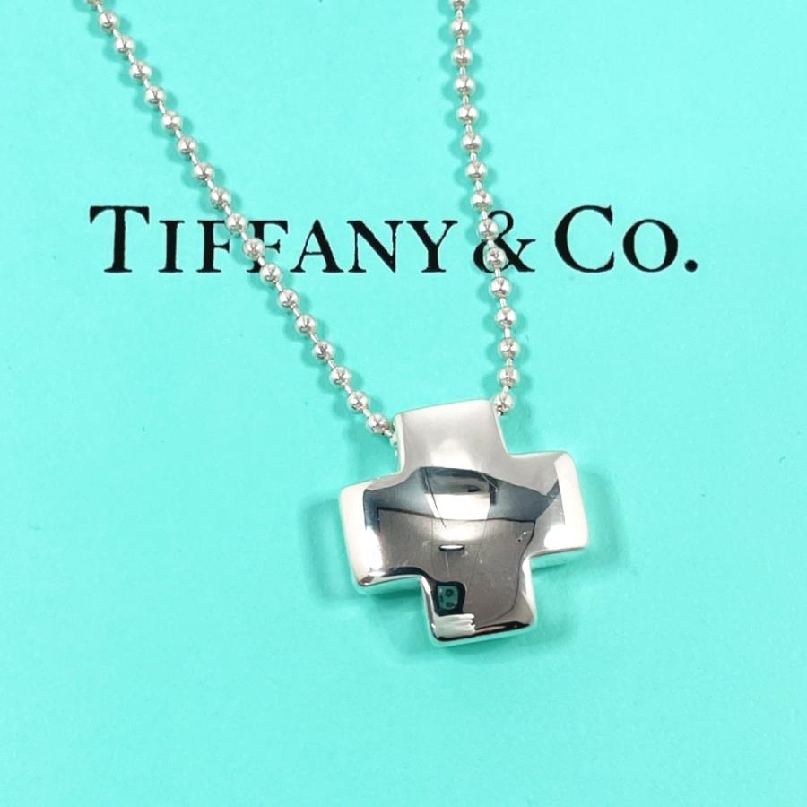【まさ】Tiffany & Co. シルバー クロスネックレス TIFFANY&Co.（ティファニー） ネックレス ローマン クロス シルバー925