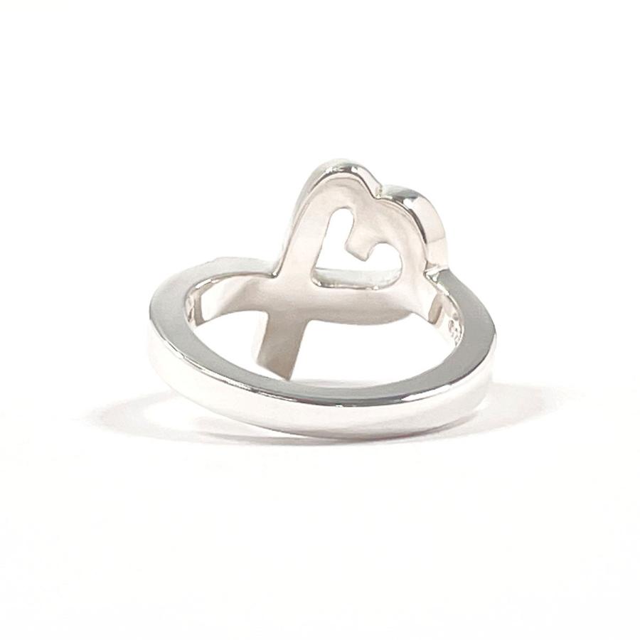 【極美品】■ティファニー　リング9号　ダブルラビングハート　TIFFANY　指輪 TIFFANY&Co.（ティファニー） 9号 リング・指輪 ラビングハート