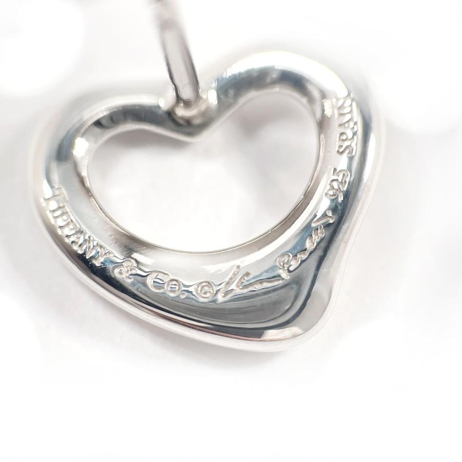 TIFFANY&CO. ピアス　オープンハート　シルバー　925 TIFFANY&Co.（ティファニー） ピアス オープンハート エルサペレッティ