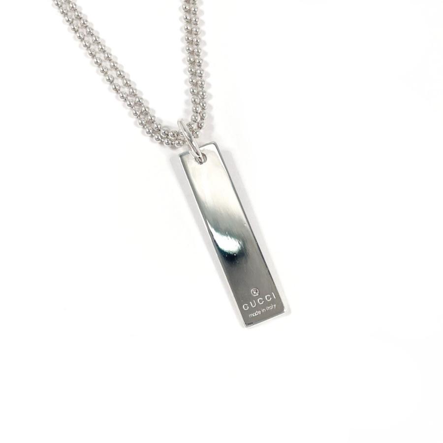 GUCCI（グッチ） ネックレス 010595 09840 0006 プレート ダブル