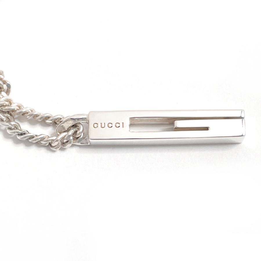 美品】GUCCI オーバルチェーン ネックレス 男女兼用 シルバー925 楽天