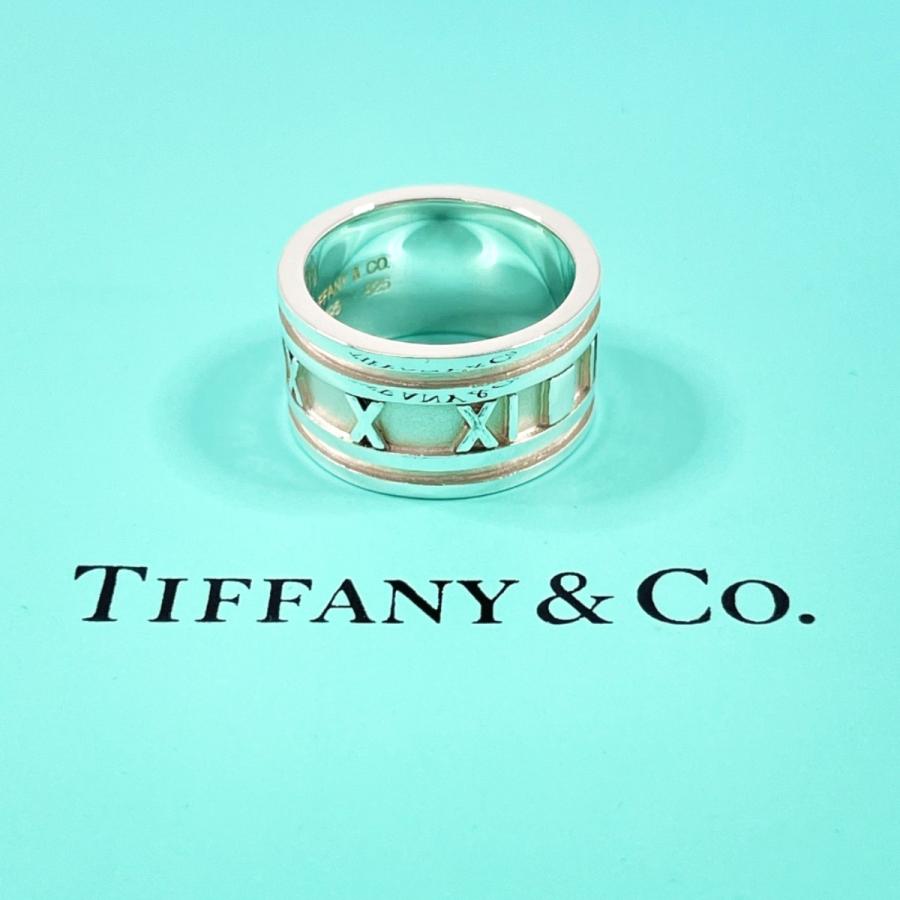 TIFFANY&Co.ティファニー　アトラスリング　15号　メンズ/レディース TIFFANY&Co.（ティファニー） 15号 リング・指輪 アトラス ワイド