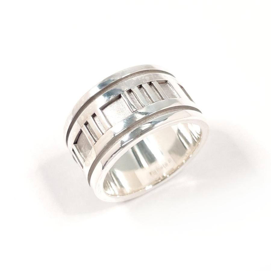 ティファニー　アトラス　ワイド　指輪　リング　18.5号　研磨仕上済美品 925 TIFFANY&Co.（ティファニー） 18.5号 リング・指輪 アトラス シルバー