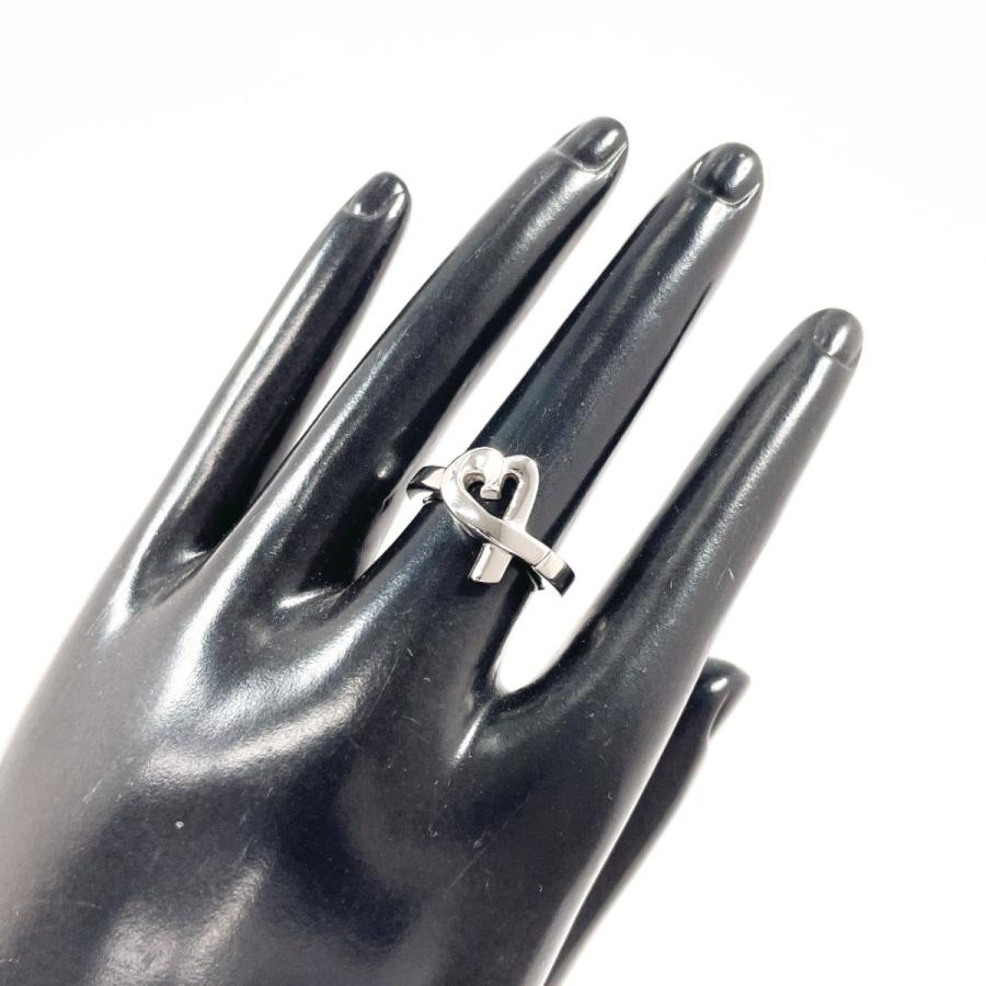 極美品 ティファニー フルラビングハート リング 12号 シルバー925 TIFFANY&Co.（ティファニー） 12号 リング・指輪 ラビングハート