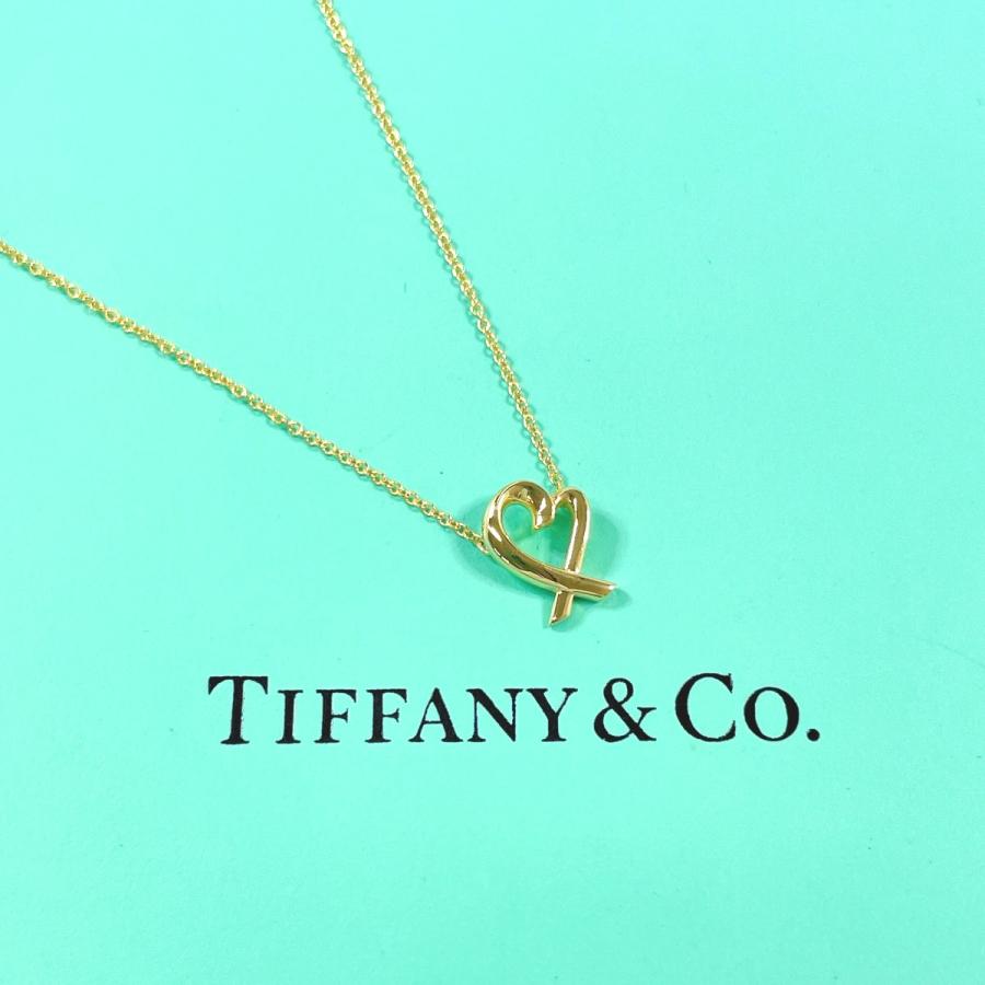 Tiffany & Co. ラビングハートダイヤモンドネックレスイエローゴールド TIFFANY&Co.（ティファニー） ネックレス ラビングハート パロマピカソ