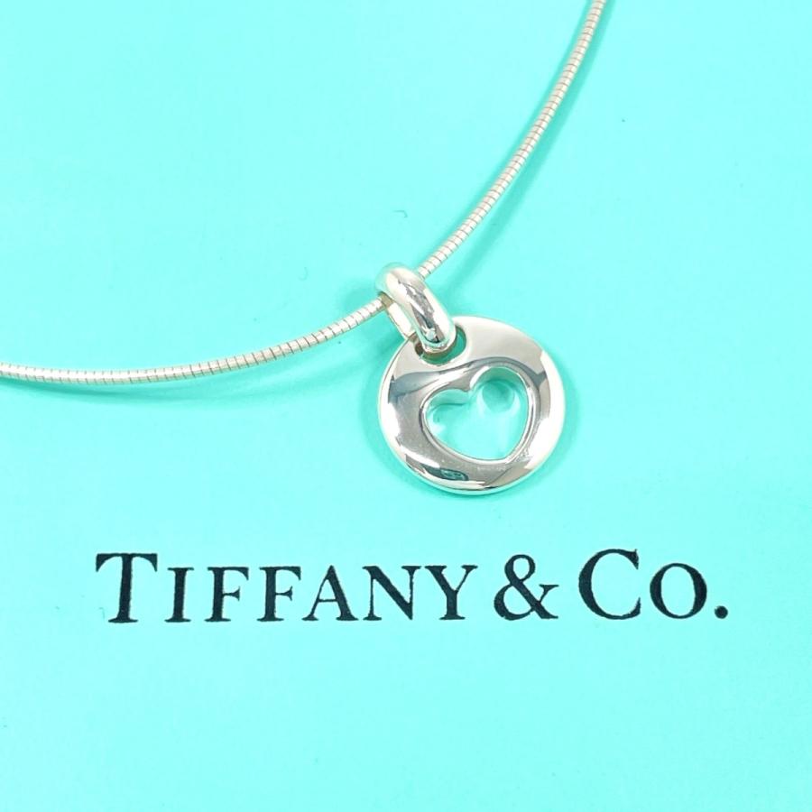 TIFFANY&Co.（ティファニー） ネックレス ピアスド ハート くり抜き