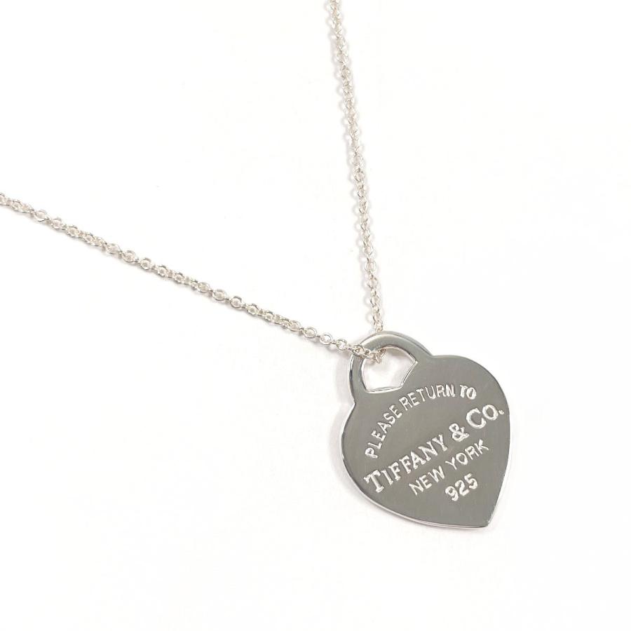 美品 ティファニー リターントゥ ハートタグ ネックレス シルバー925 TIFFANY&Co.（ティファニー） ネックレス ハート タグ リターントゥ