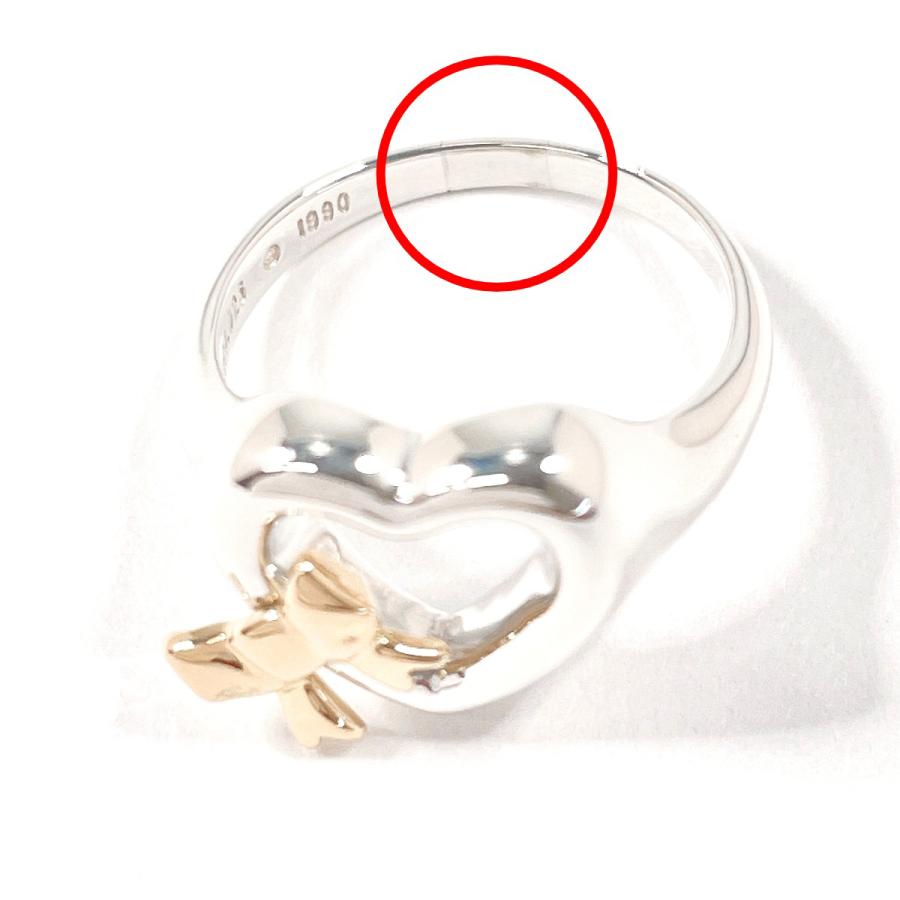 TIFFANY&Co.（ティファニー） 9.5号 リング・指輪 ハート リボン