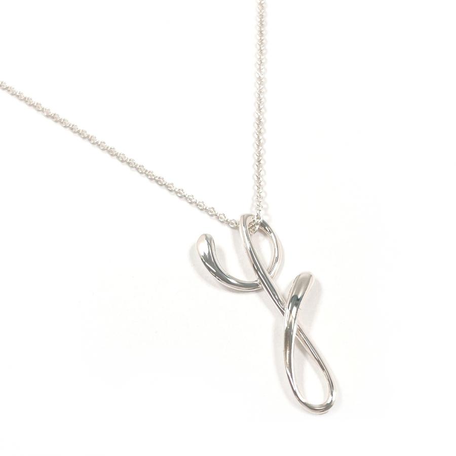 ティファニー ネックレス　アルファベット イニシャル Y　シルバー 925 TIFFANY&Co.（ティファニー） ネックレス アルファベット レター Y