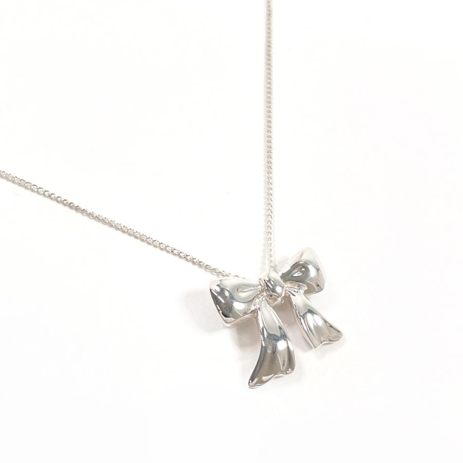 ハ*ア様 Tiffany & Co. リボンネックレス ヴィンテージ　シルバー TIFFANY&Co.（ティファニー） ネックレス リボン シルバー925
