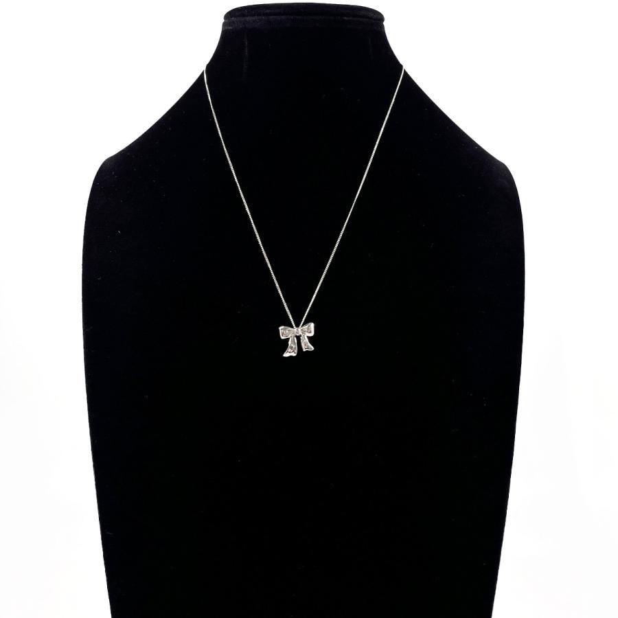 ハ*ア様 Tiffany & Co. リボンネックレス ヴィンテージ　シルバー TIFFANY&Co.（ティファニー） ネックレス リボン シルバー925