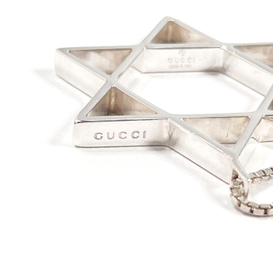 GUCCI（グッチ） ネックレス スターオブダビデ 星 六芒星 シルバー925