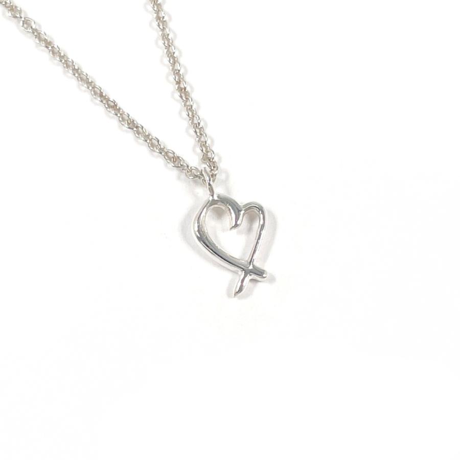 ティファニー ラビングハート ミニ ネックレス パロマピカソ Ag925 美品 TIFFANY&Co.（ティファニー） ネックレス ラビングハート ミニ