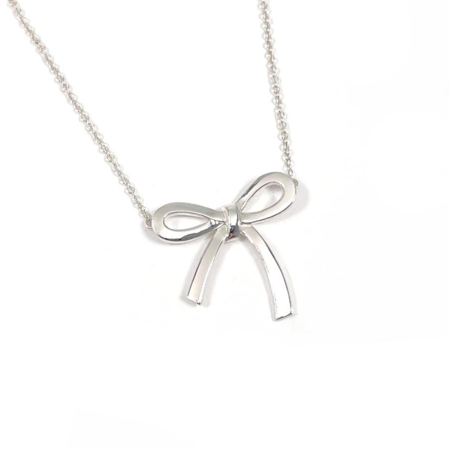 TIFFANY&Co.（ティファニー） ネックレス ボウ リボン シルバー925