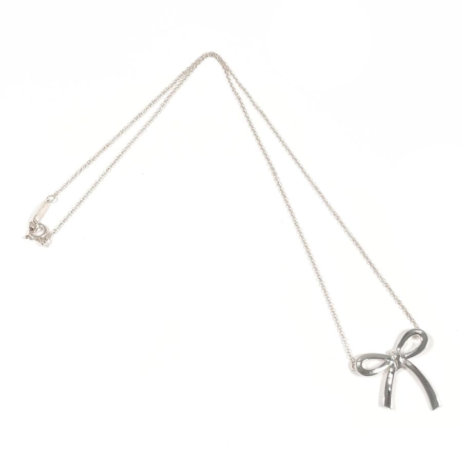 TIFFANY&Co.（ティファニー） ネックレス ボウ リボン シルバー925