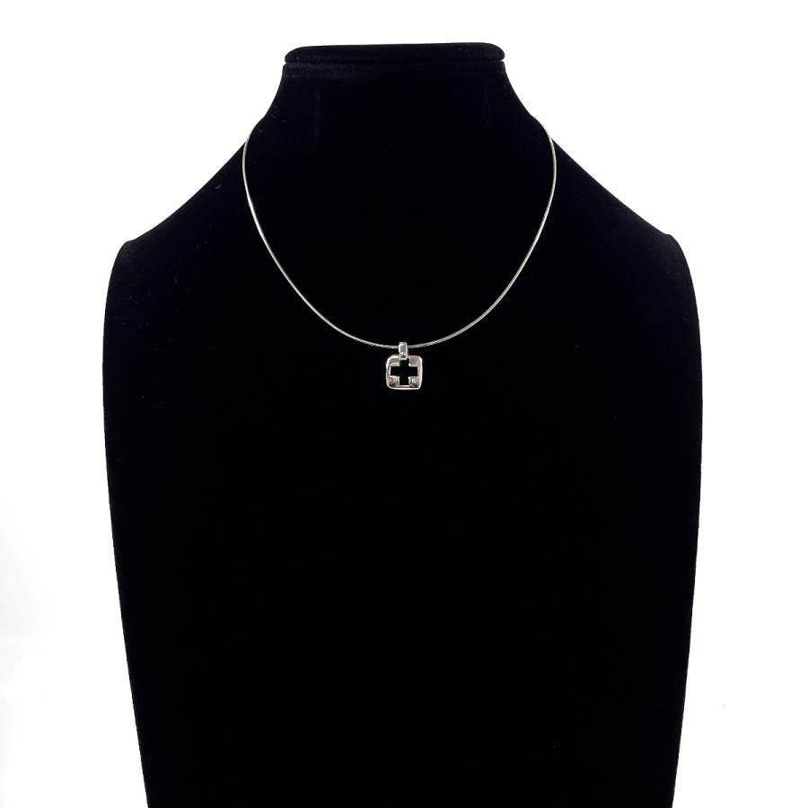 TIFFANY&Co.（ティファニー） ネックレス ピアスド クロス くり抜き