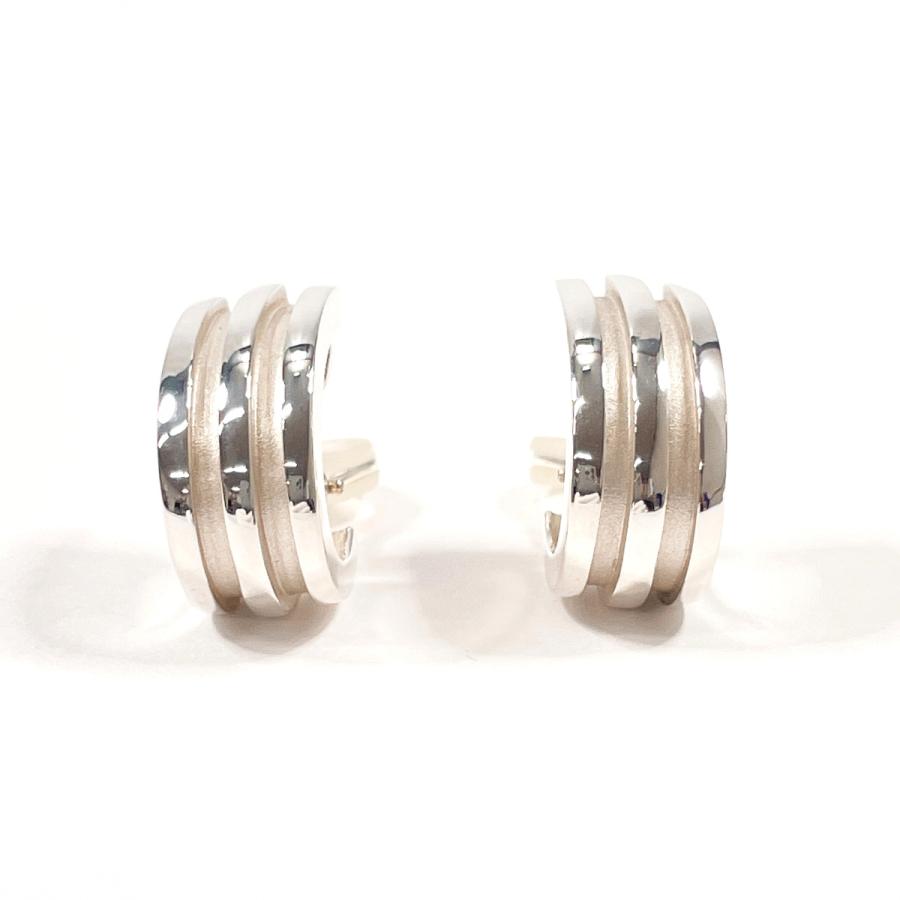 TIFFANY&Co.（ティファニー） イヤリング グルーブド ダブルライン