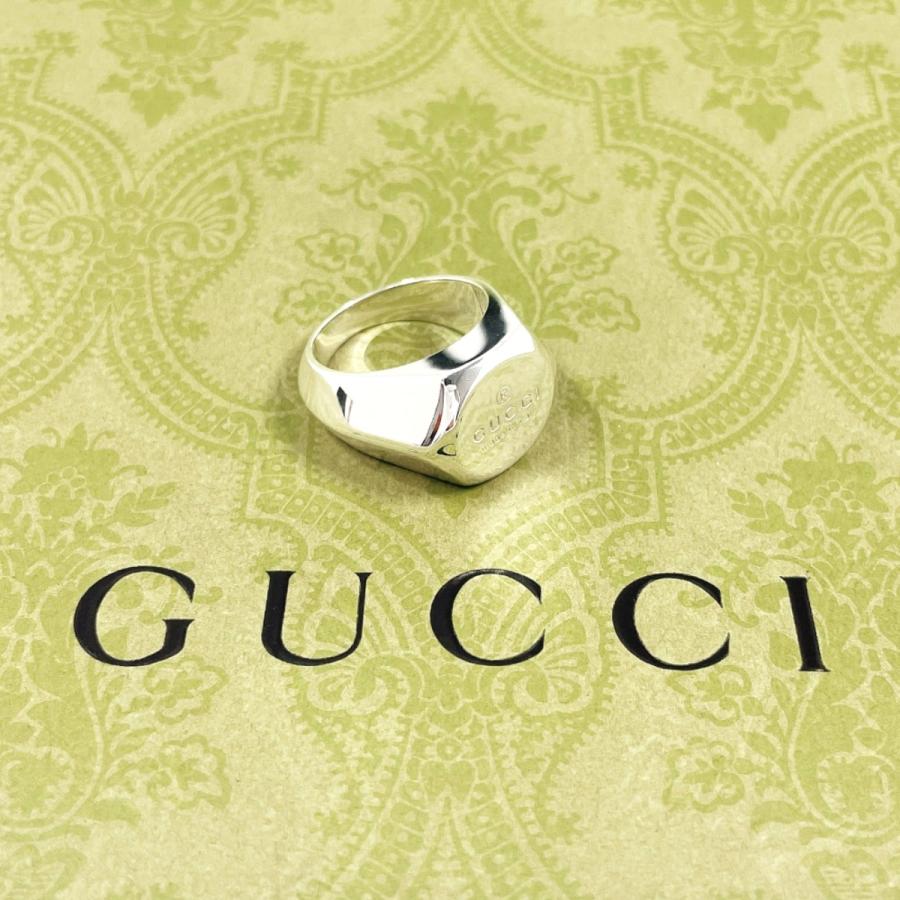 GUCCI（グッチ） 18号 リング・指輪 ヘキサゴン シグネット シルバー