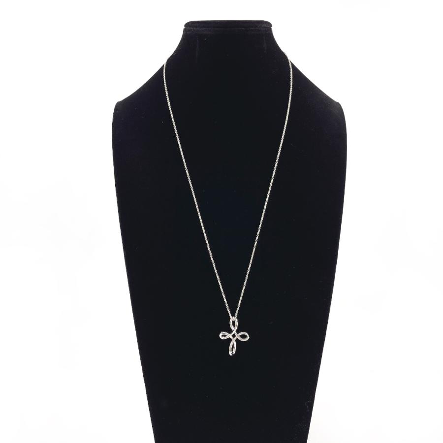 美品■ ティファニー エルサペレッティ インフィニティクロス ネックレス TIFFANY&Co.（ティファニー） ネックレス インフィニティ クロス