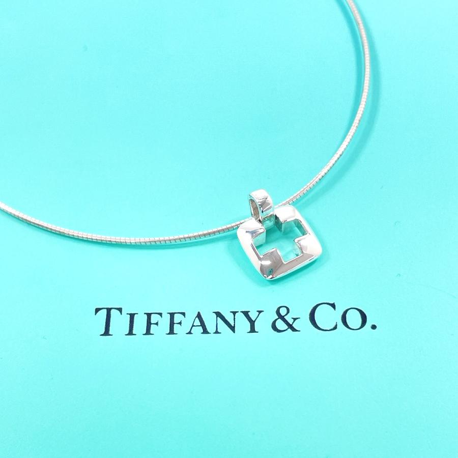 【希少】オールドティファニー　ピアスド　クロス　ネックレス　シルバー TIFFANY&Co.（ティファニー） ネックレス ピアスド クロス くり抜き