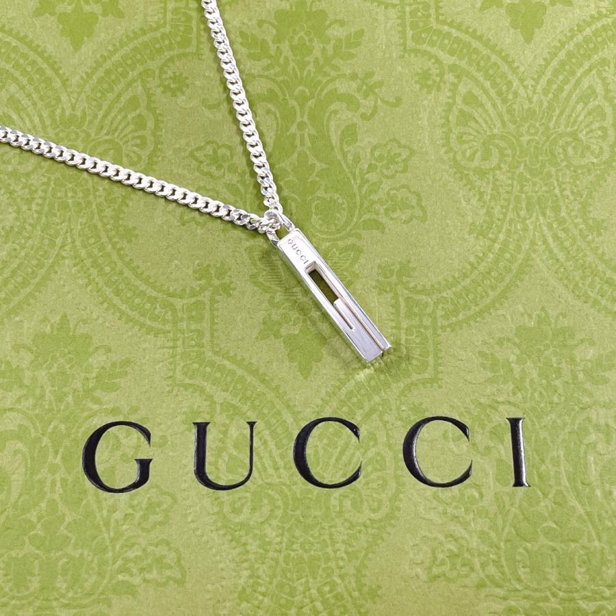 GUCCI（グッチ） ネックレス カットアウト G GUCCI シルバー925