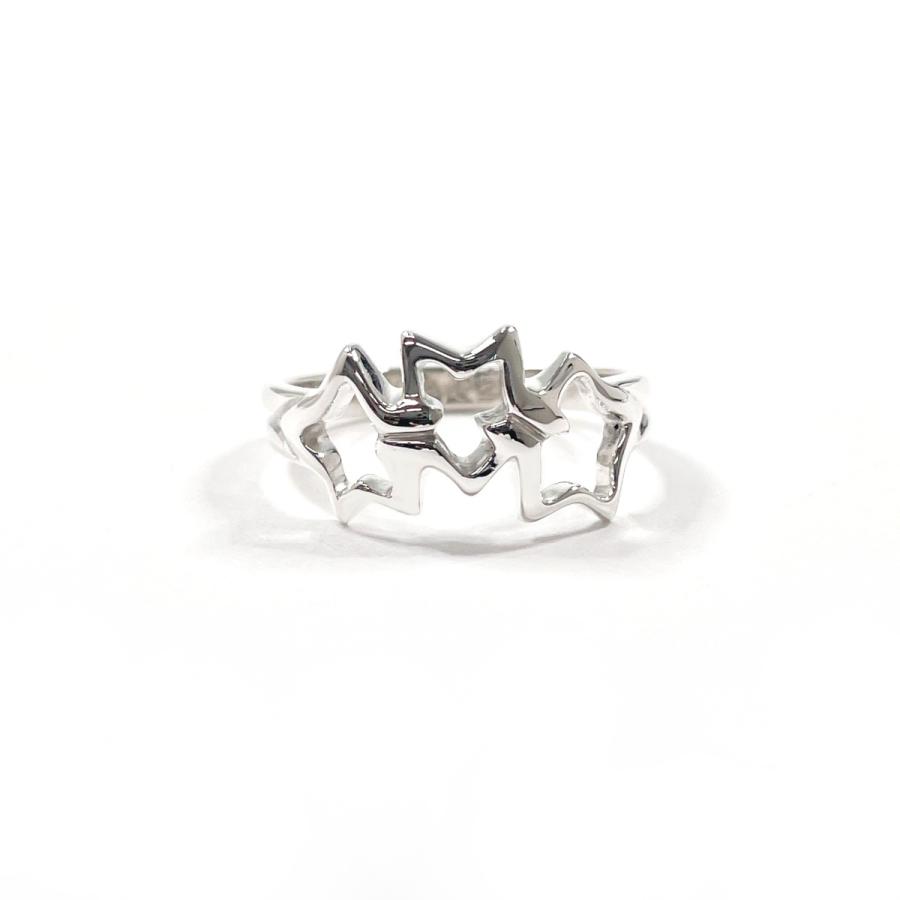 Tiffany & Co. トリプルスター　シルバー リング TIFFANY&Co.（ティファニー） リング・指輪 12号 トリプル スター