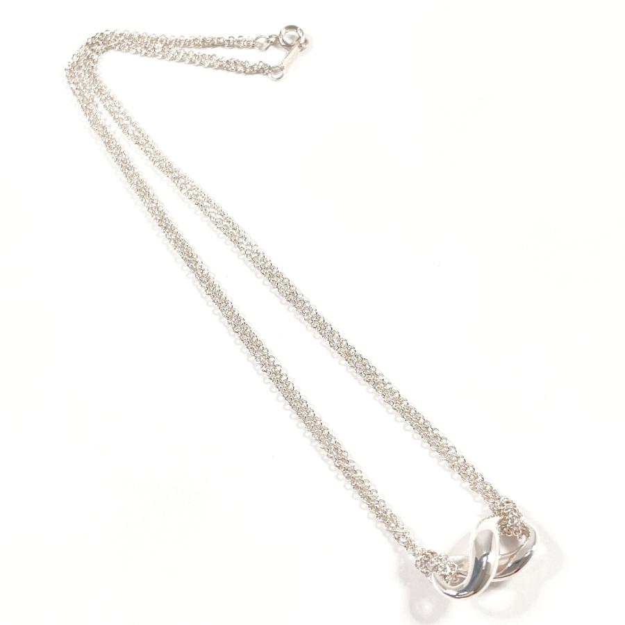 【美品 】ティファニー ネックレス インフィニティ シルバー925 TIFFANY&Co.（ティファニー） ネックレス インフィニティ シルバー925