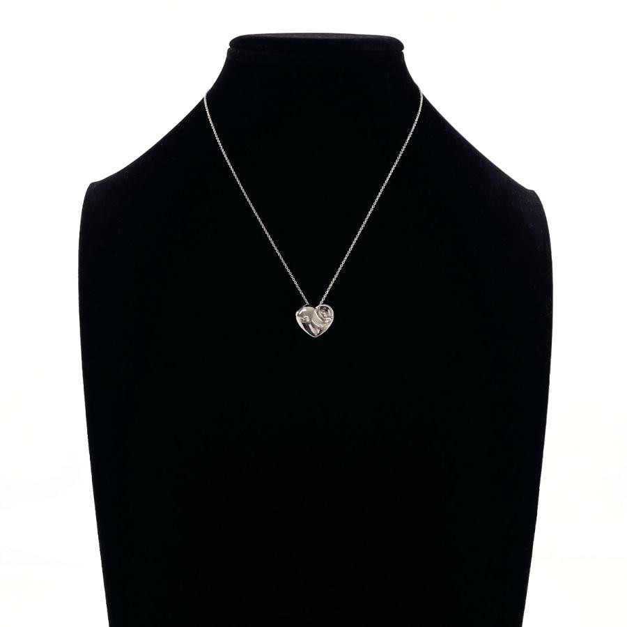 TIFFANY&Co.（ティファニー） ネックレス フォールドハート シルバー