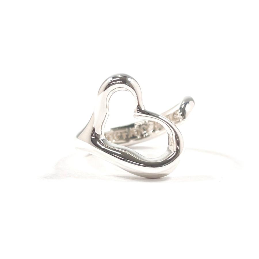 【美品】Tiffany & Co. オープンハート　リング　ティファニー　＃10 TIFFANY&Co.（ティファニー） リング・指輪 10号 オープンハート