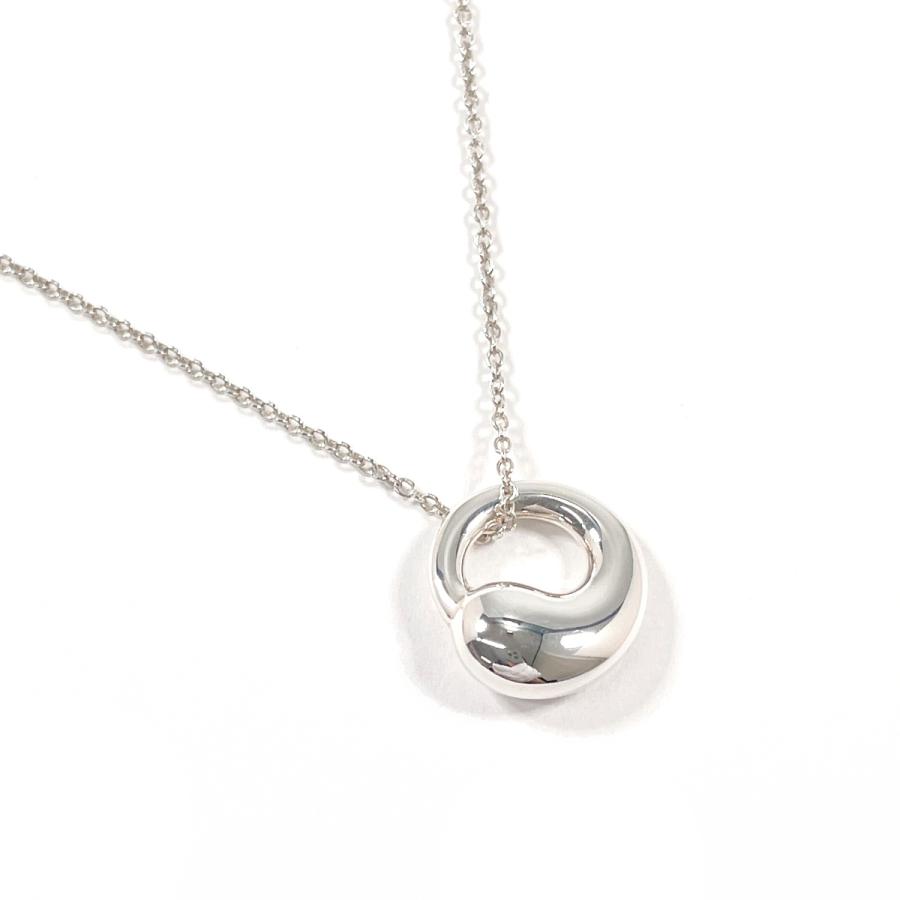 美品 ティファニー エターナルサークル ネックレス エルサペレッティ925 TIFFANY&Co.（ティファニー） ネックレス エターナルサークル エルサ