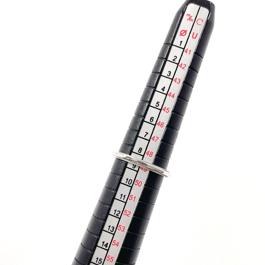 TIFFANY&Co. ティファニー　Pt950ミルグレインバンドリング　　8号 TIFFANY&Co.（ティファニー） 8.5号 リング・指輪 ミルグレイン バンド