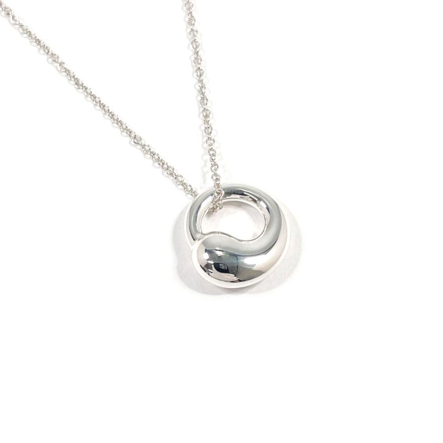 良品 Tiffany ティファニー エターナルサークルネックレス シルバー925 TIFFANY&Co.（ティファニー） ネックレス エターナルサークル エルサ