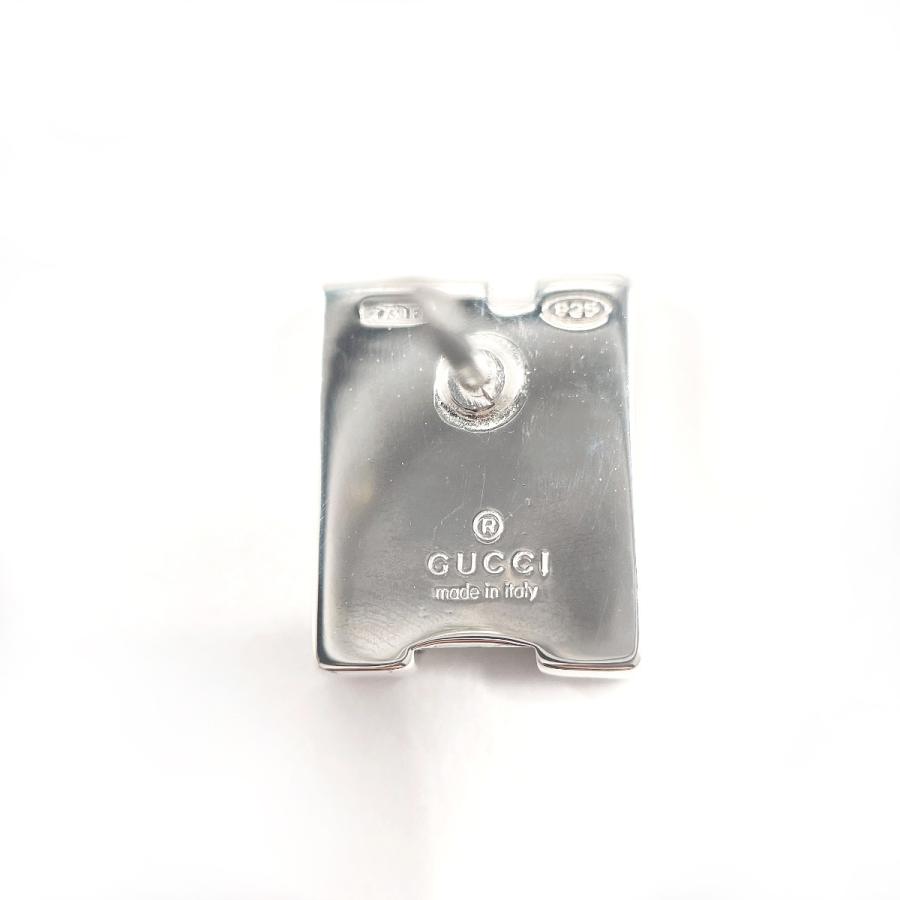 GUCCI Gロゴ フープピアス シルバー975 GUCCI（グッチ） ピアス Gロゴ シルバー925 ヴィンテージ アクセサリー