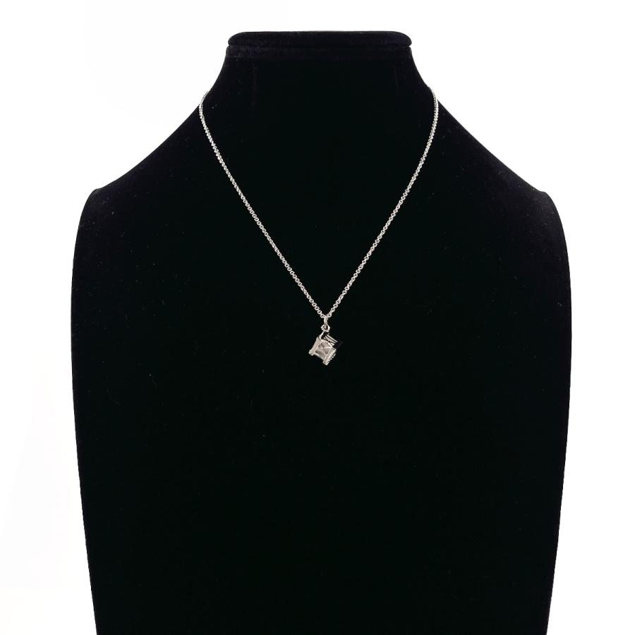 ティファニー アトラス キューブ ネックレス 社外チェーン シルバー925 TIFFANY&Co.（ティファニー） ネックレス アトラス キューブ シルバー