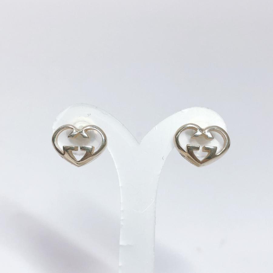 GUCCI グッチ ピアス ハート スタッドピアス インターロッキングG GUCCI グッチ ピアス ハート スタッドピアス インターロッキングG