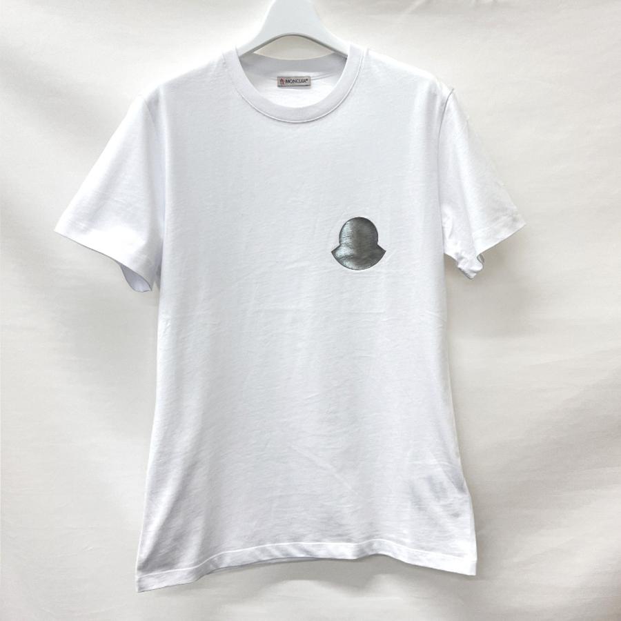 MONCLER（モンクレール） 半袖Tシャツ サイズS F20938C76310 シルバー