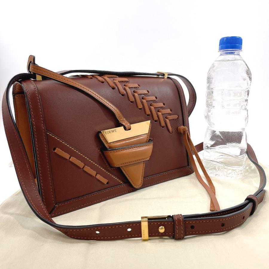 LOEWE ブラウンショルダーバッグ2点セット　保存袋付き LOEWE ブラウンショルダーバッグ2点セット 保存袋付き LOEWE