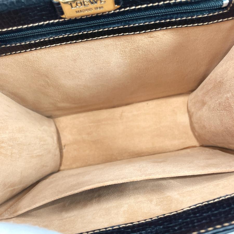 LOEWE（ロエベ） ハンドバッグ バルセロナ レザー ブラック ショルダー