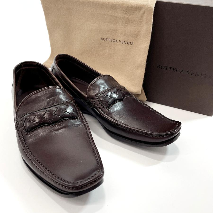 ボッテガヴェネタ BOTTEGAVENETA ローファー イントレチャート レザー