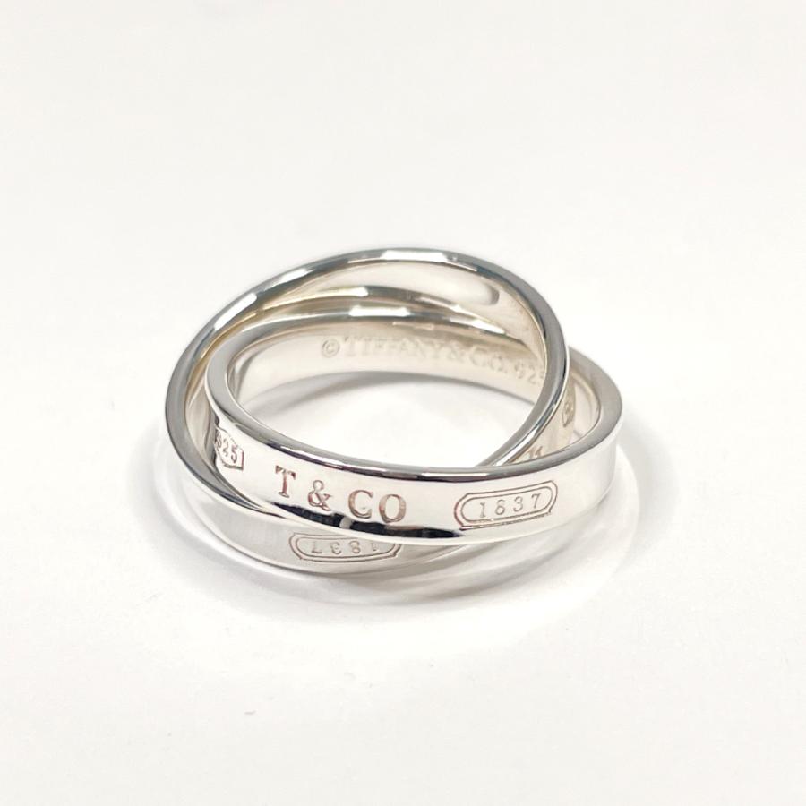 TIFFANY&Co. ☆8号☆ティファニー リング・指輪 1837 ダブル TIFFANY&Co. ☆8号☆ティファニー リング・指輪 1837 ダブル
