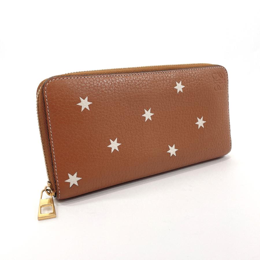 新品同様‼️ロエベ　LOEWE 財布　長財布　アナグラム　ラウンドファスナー LOEWE（ロエベ） 長財布 スター アナグラム ラウンドファスナー レザー