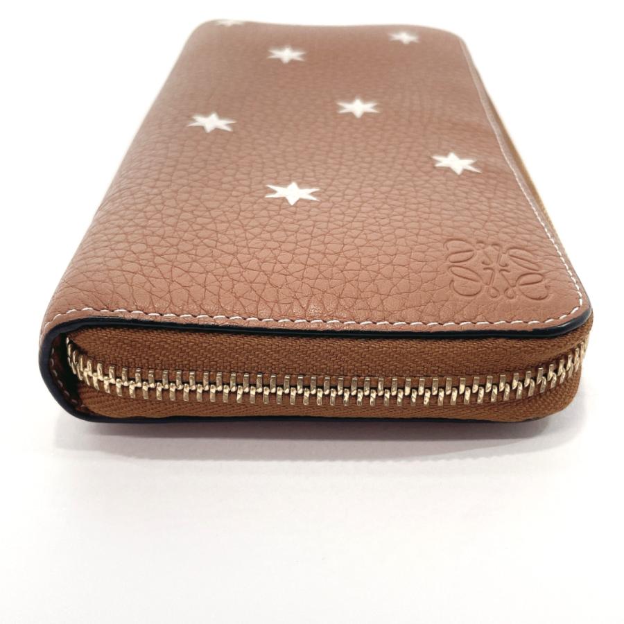 LOEWE（ロエベ） 長財布 スター アナグラム ラウンドファスナー レザー