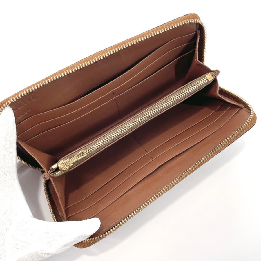 LOEWE（ロエベ） 長財布 スター アナグラム ラウンドファスナー レザー