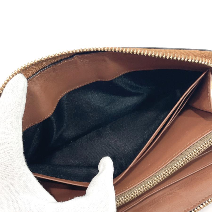 LOEWE（ロエベ） 長財布 スター アナグラム ラウンドファスナー レザー