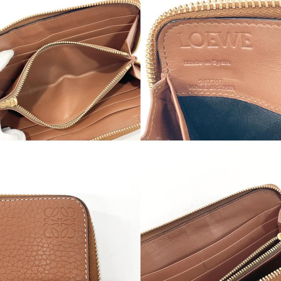 LOEWE（ロエベ） 長財布 スター アナグラム ラウンドファスナー レザー